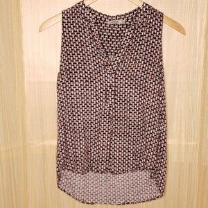 Dalia Women's Sleeveless High/low Sailboat Print B